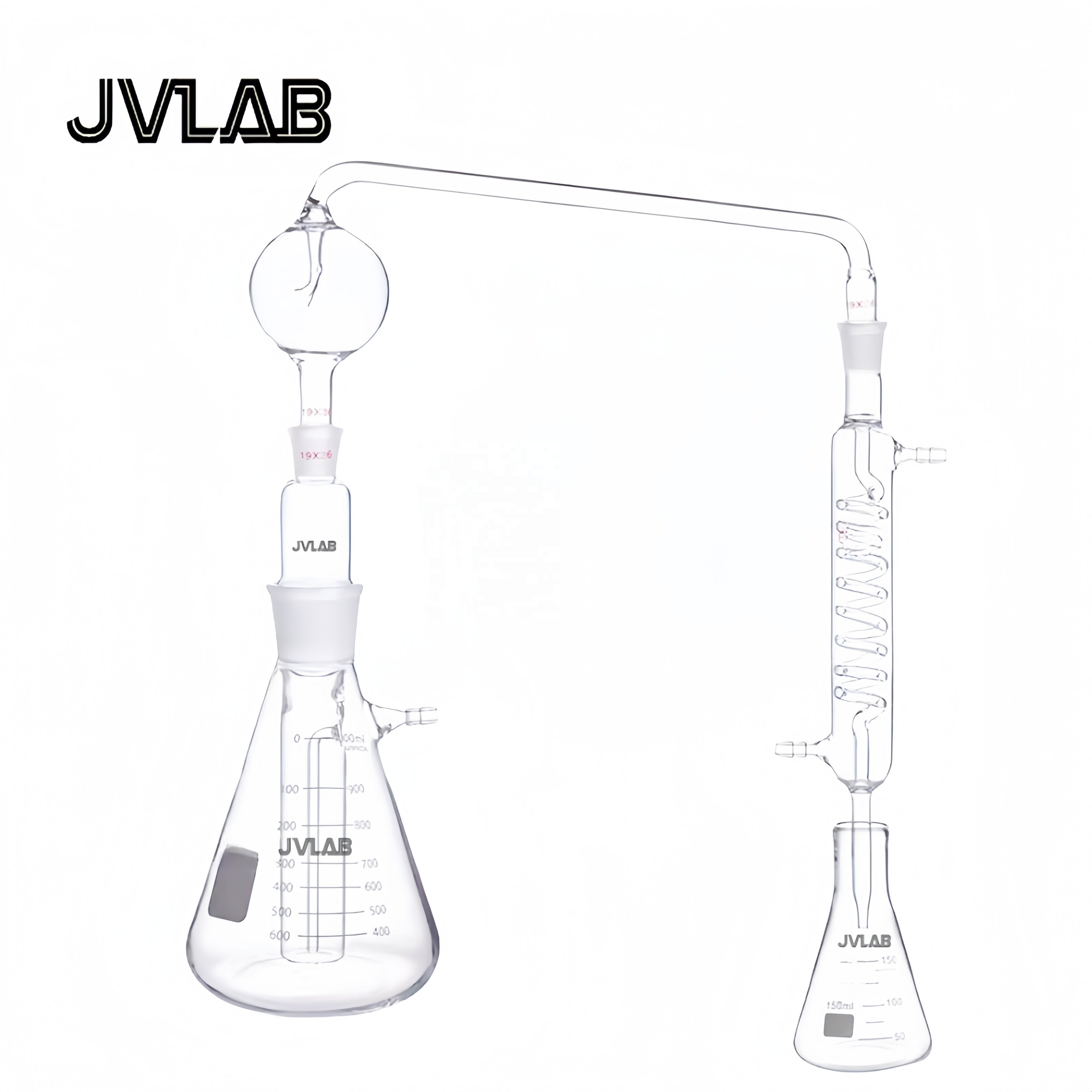 Lab Glassware Volatile Acid Measuring Device Single Boiling Distillation Unit Steam Still Alcohol Tester 1000ml