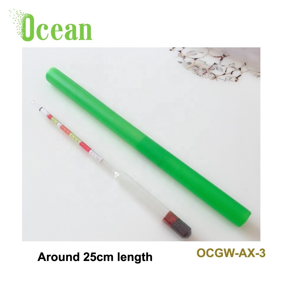 Wine Meter Alcohol Concentration Meter tool beer meter 0.990-1.160 Portable 3 IN 1 Alcoholometer Hydrometer Glass Tester