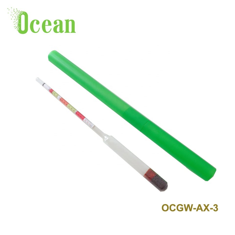 Wine Meter Alcohol Concentration Meter tool beer meter 0.990-1.160 Portable 3 IN 1 Alcoholometer Hydrometer Glass Tester