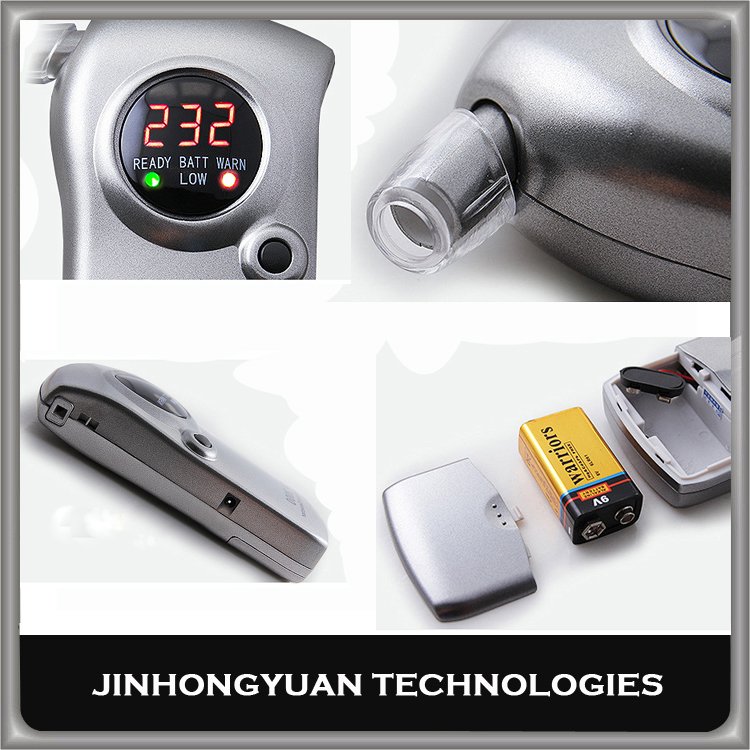 Testing Alcohol Breath Fuel Cell Breathalyzer Rechargeable Battery Home Ca2000 Tester Digital Alcohol