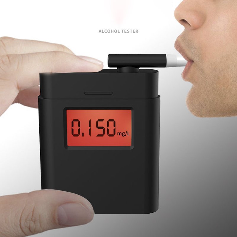 C34 Breathalyzer Alcohol Tester Black Alcohol detector