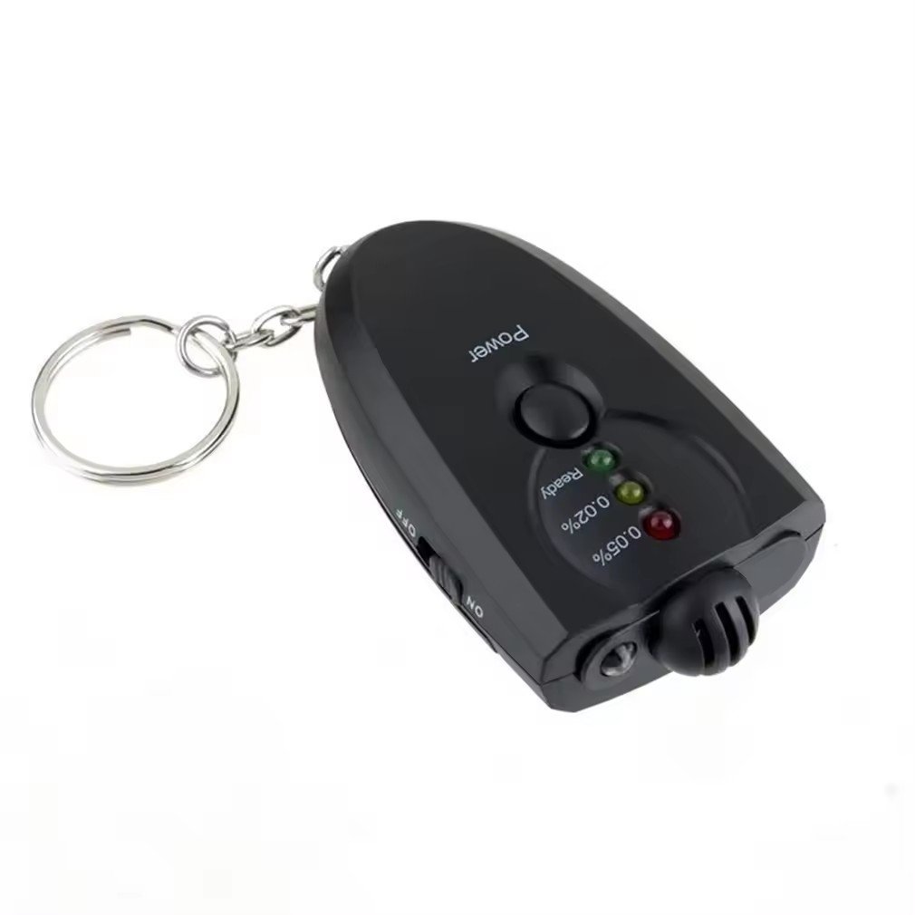Best Quality Alcohol Tester Portable Keychain Design LED Alcohol Breath Analyser Alcohol Breath Tester