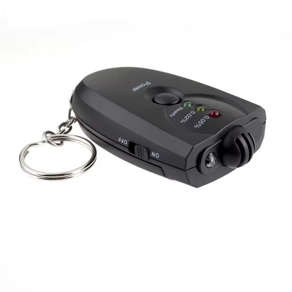 Best Quality Alcohol Tester Portable Keychain Design LED Alcohol Breath Analyser Alcohol Breath Tester
