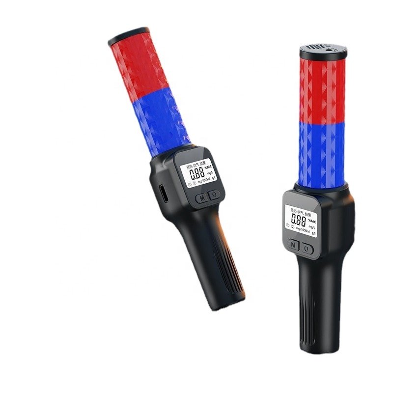 Hot selling mini alcohol tester with blowing style for checking and driving alcohol, high-precision portable voice broadcasting