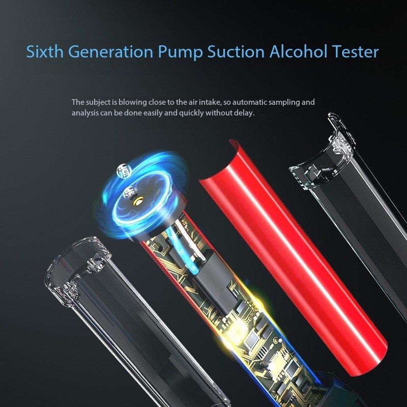 New Original Fast Checking Pump Suction Consumer Alcohol Tester Portable Digital Screen Breath Alcohol Tester