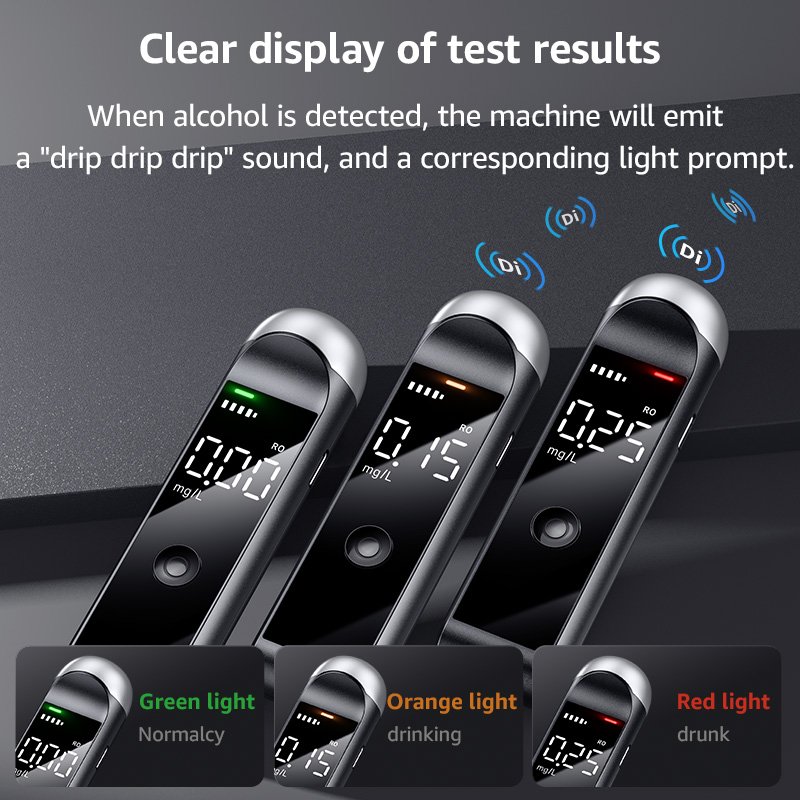OEM Bluetooth alcohol tester new design Alcotester breath Buy Breathalyzer alcoholmeter for home/personal use/gift Mr black1000