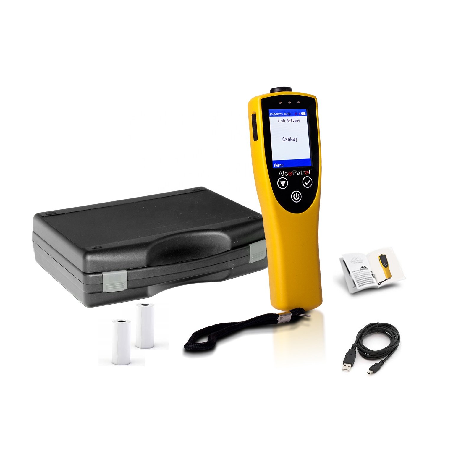 AP4020 Breath Alcohol Tester with Wireless Printer, Law Enforcement, High Quality Professional Breathalyzer