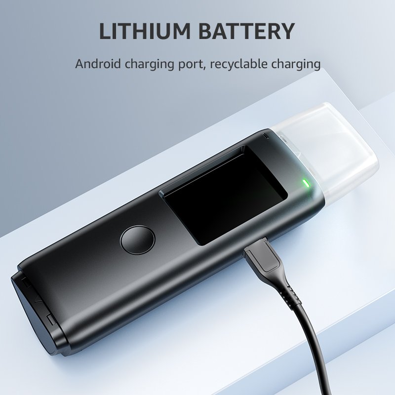Can Customizable Bluetooth alcohol breathalyzer Buy alcohol Breathalyzer tester alcoholmeter keychain breath tester Mr black 05