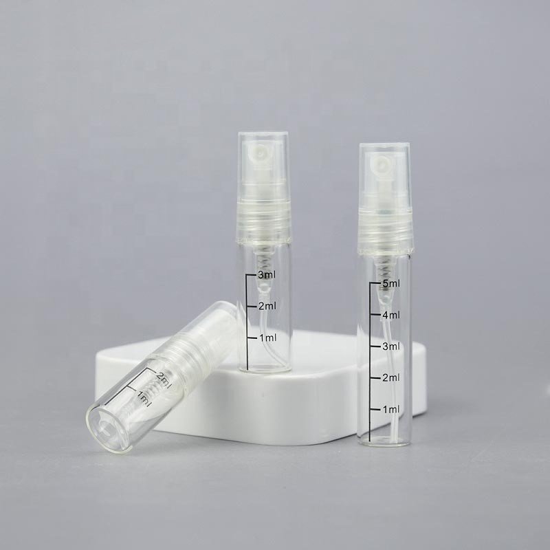 2ml 3ml 5ml mini empty perfume tester sample 2ml perfume oil decant glass spray bottle