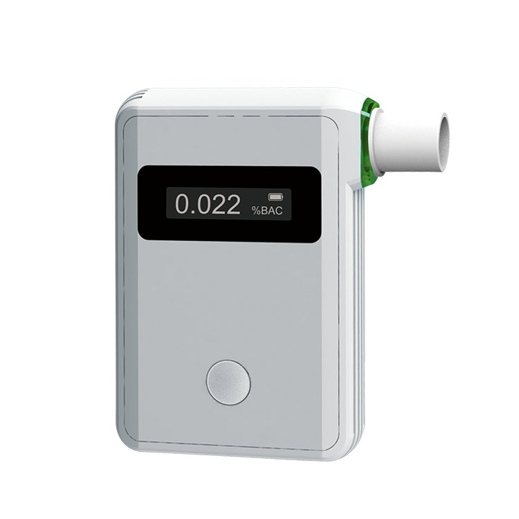 High Quality Portable Handheld Key Chain OLED Screen Digital Breathalyzer Alcohol Detectors/Testers with Smartphone App
