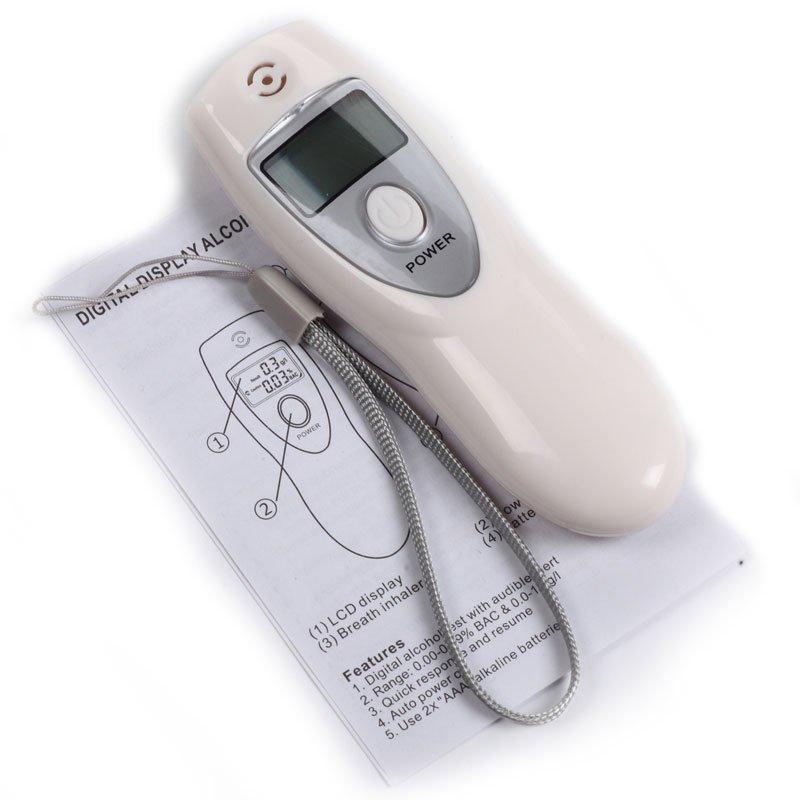 Discount 2019 new drive safety lcd digigal wine alcohol breath tester manual