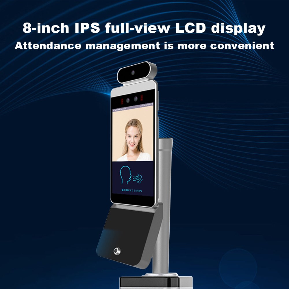 Alcohol tester customized with language logo identity recognition 8-inch display with attendance platform pre-job alcohol tester