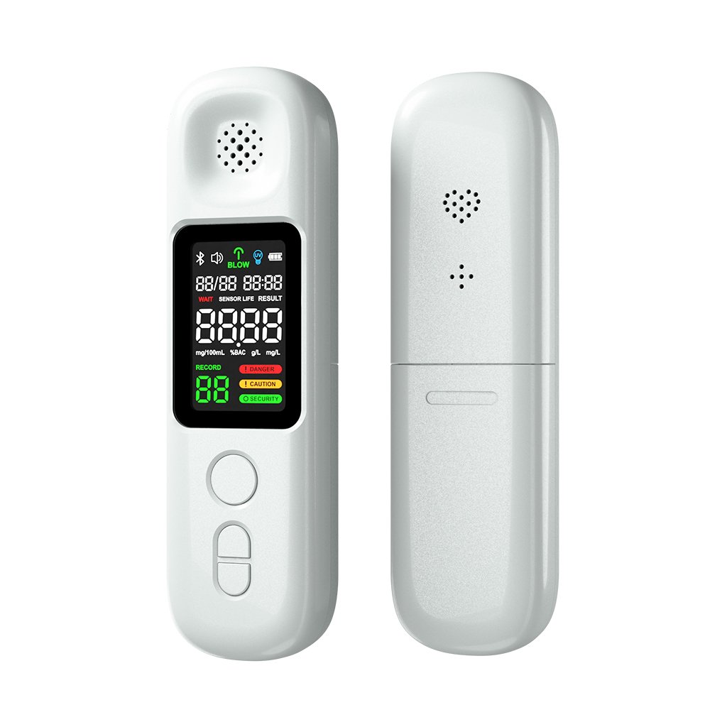 Smart Portable Breath Alcohol Tester Monitor Alcohol breathalyzer Alcohol Checker with Bluetooths Mobile APP