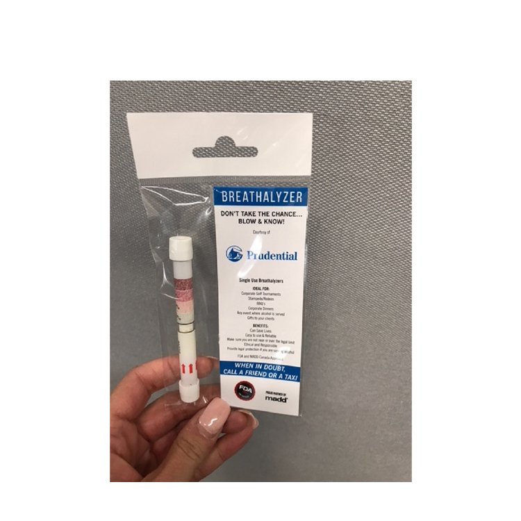 Wholesale Supplier of Lightweight Single Use Disposable Breathalyzer / Breath Alcohol Tester Available at Convenient Price