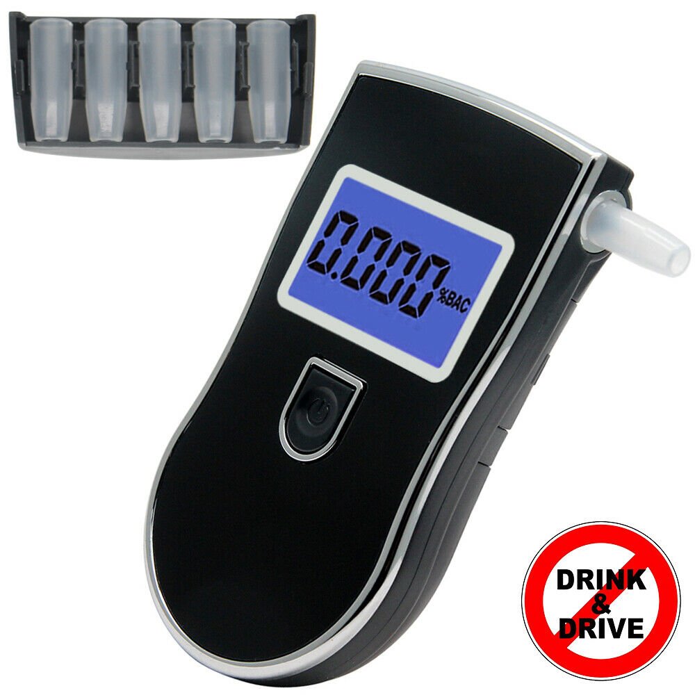 Portable Handheld Digital Breathalyzer Breath Alcohol Tester