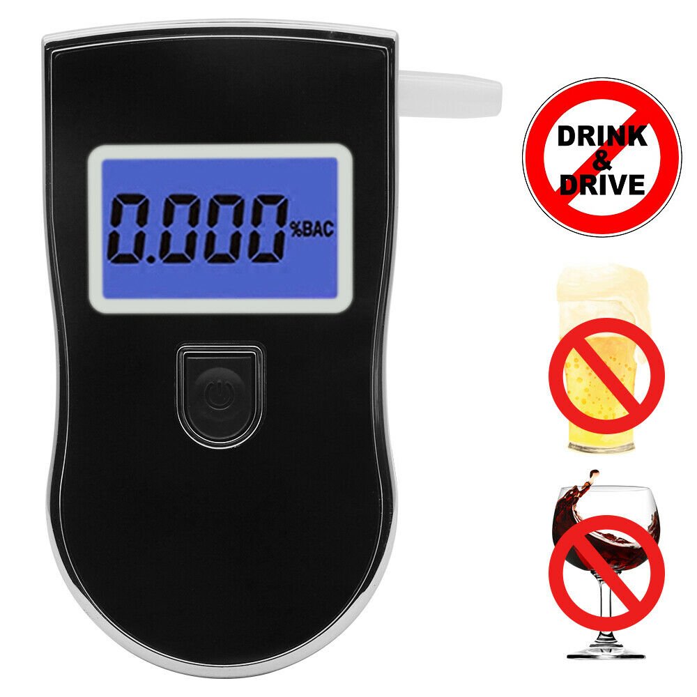 Portable Handheld Digital Breathalyzer Breath Alcohol Tester