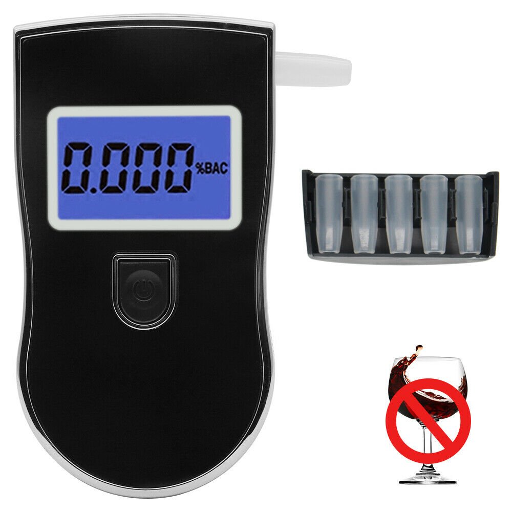 Portable Handheld Digital Breathalyzer Breath Alcohol Tester