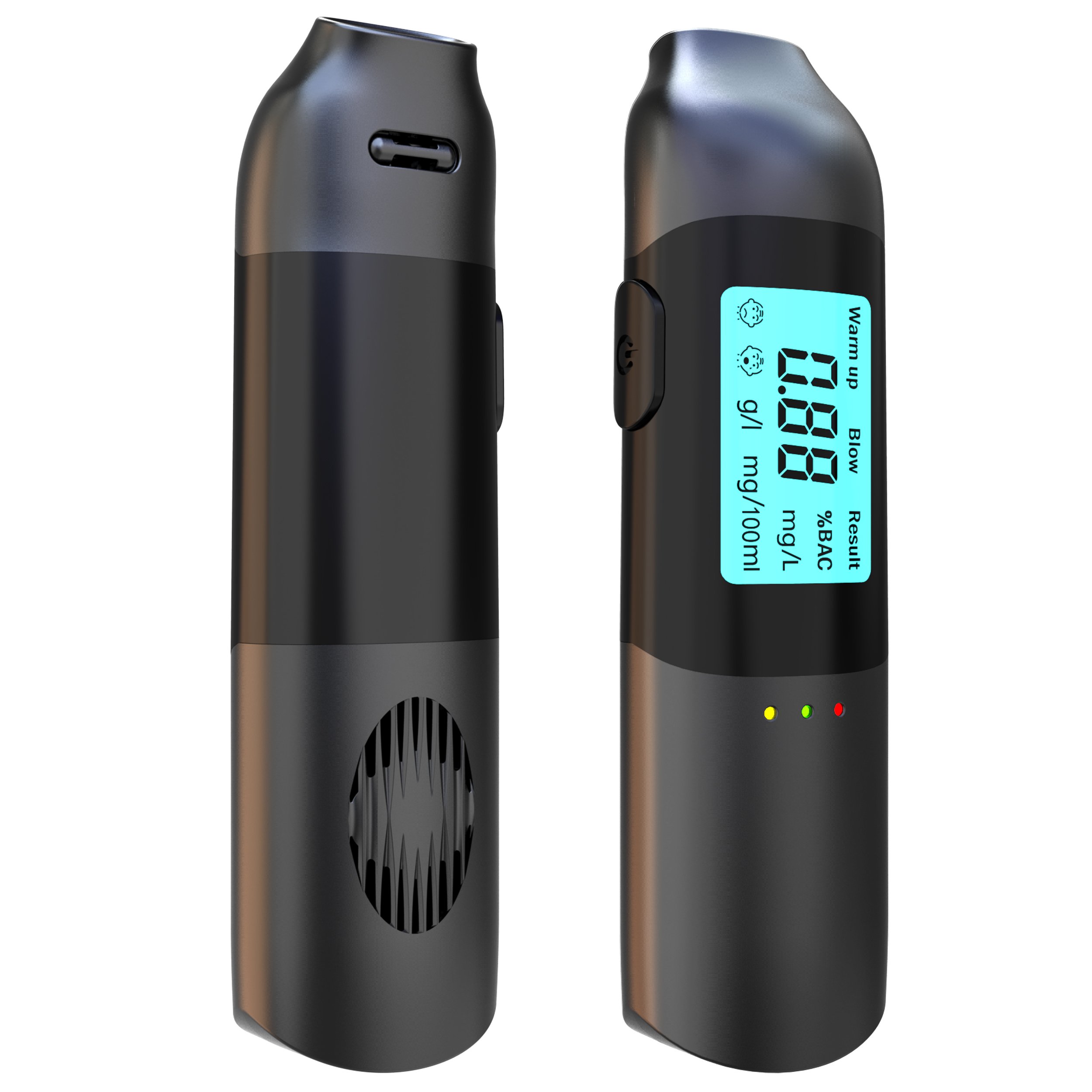 Portable Professional Digital Display Professional Mini Digital Breath Alcohol Meter Detector Tester Breathalyzer