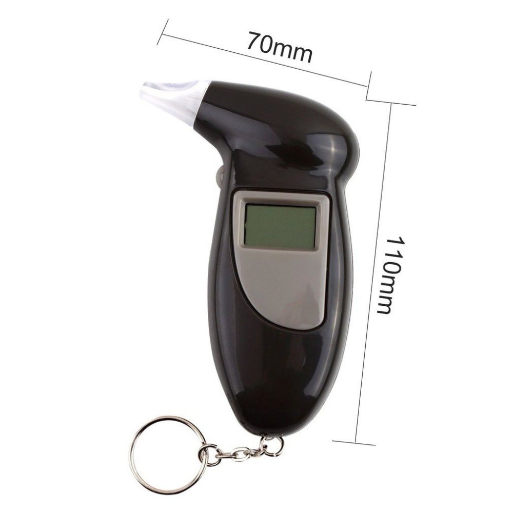 Factory Wholesale keychain portable alchohl tester breathalyzer for Drunk driving