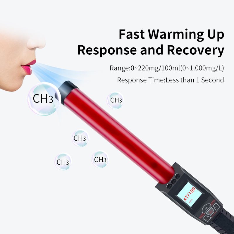 Fast Checking Pump Suction Consumer Alcohol Tester Portable Digital Screen Breath Alcohol Tester