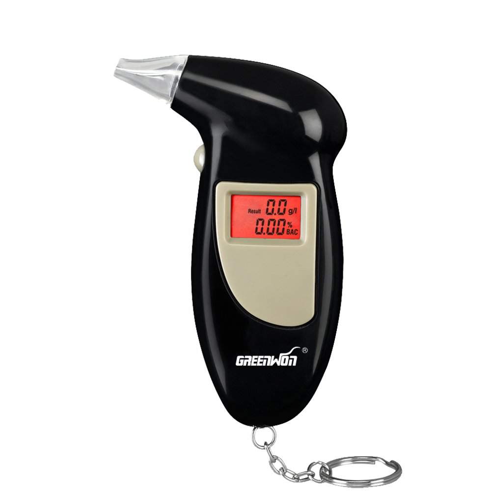 Greenwon Best Sell Breath Alcohol Tester Professional Portable Breathalyzer Keychain Alcohol Tester