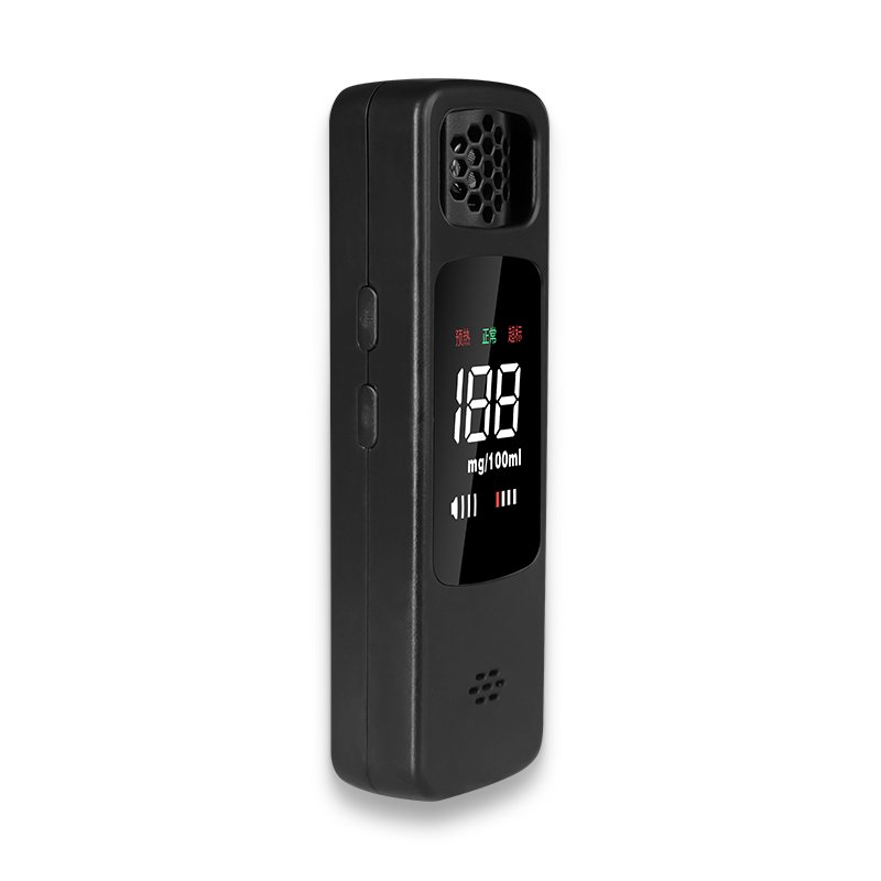 Hot selling Digital Breath Electronic Alcohol Checker USB Rechargeable Portable Alcohol Tester Breathalyzer