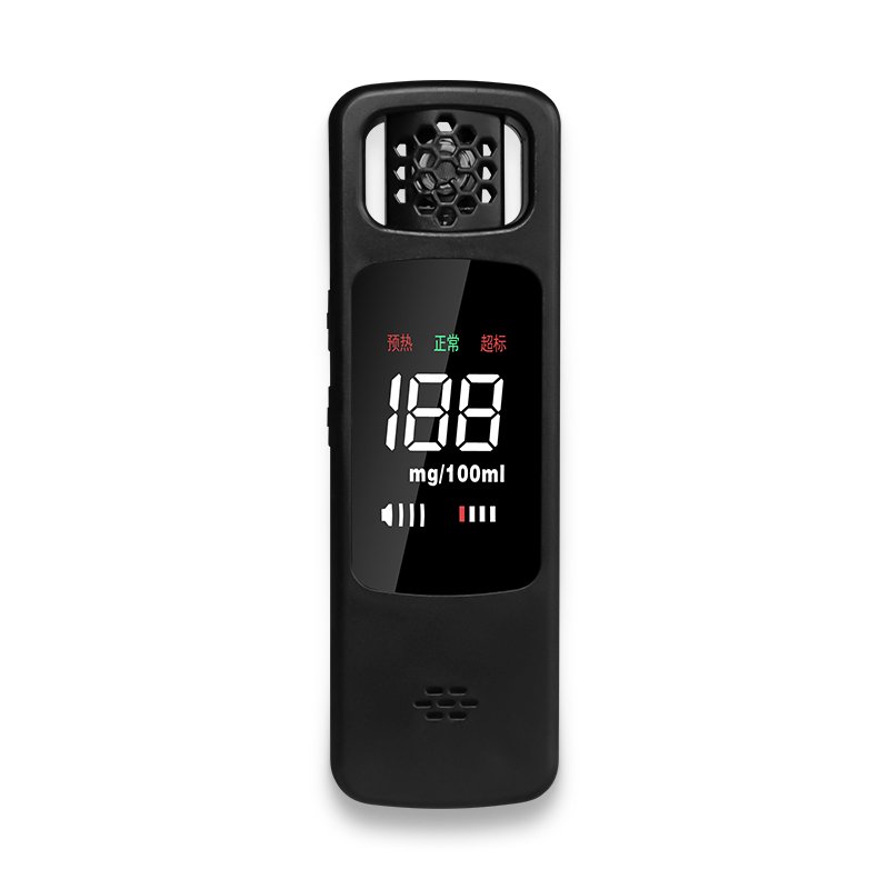 Hot selling Digital Breath Electronic Alcohol Checker USB Rechargeable Portable Alcohol Tester Breathalyzer