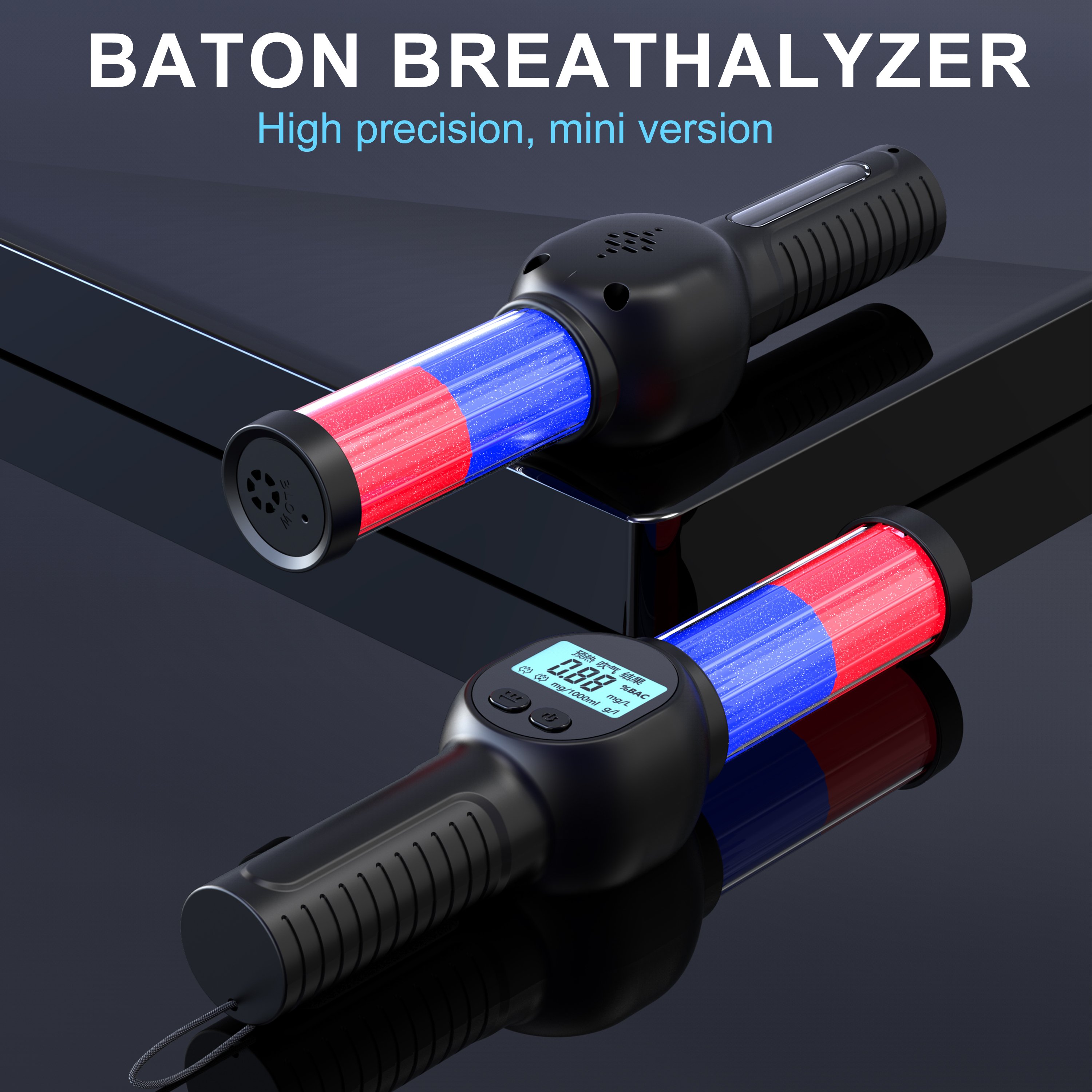 New Arrivals Portable Breath Alcohol Tester Monitor Alcohol Breath Sensor Meter Alcohol Checker Meter