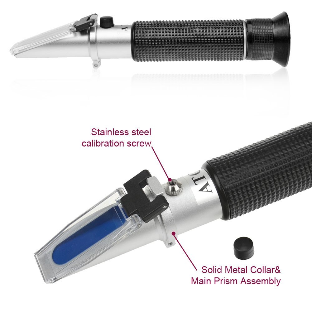 0-80% Alcoholometer Alcohol Tester Liquor Tester Alcohol Refractometer