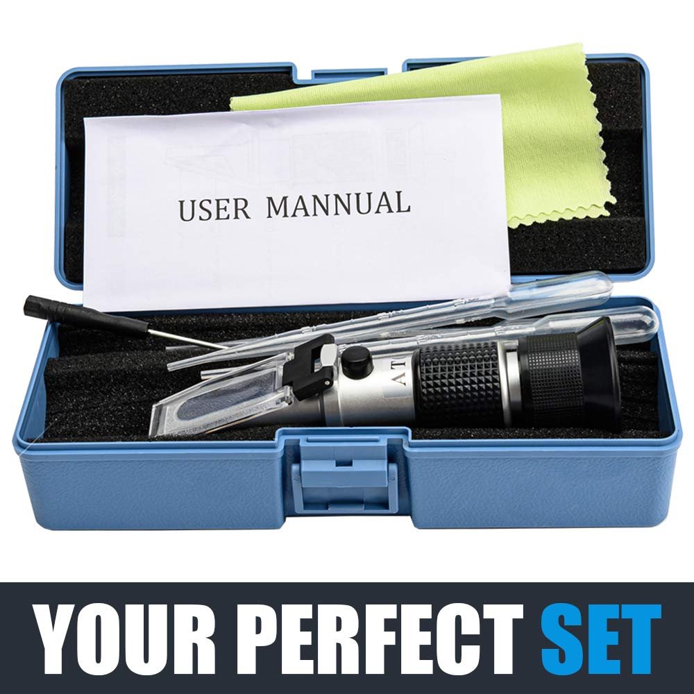0-80% Alcoholometer Alcohol Tester Liquor Tester Alcohol Refractometer
