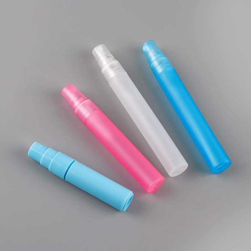 new material Cosmetic mini sample vial 1ml 2ml 3ml 5ml 10ml tester tube plastic perfume spray bottle