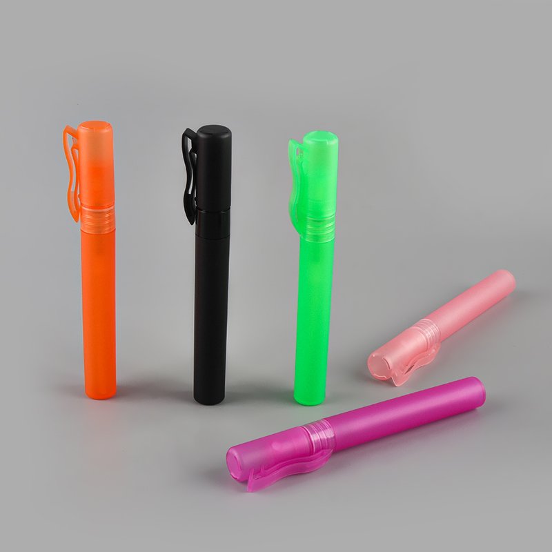 new material Cosmetic mini sample vial 1ml 2ml 3ml 5ml 10ml tester tube plastic perfume spray bottle