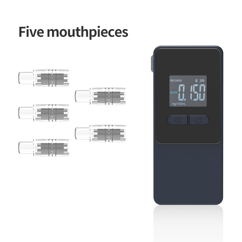 Fuel Cell Alcohol Tester Breathalyzer Mini Portable Gas detector Tester Driver