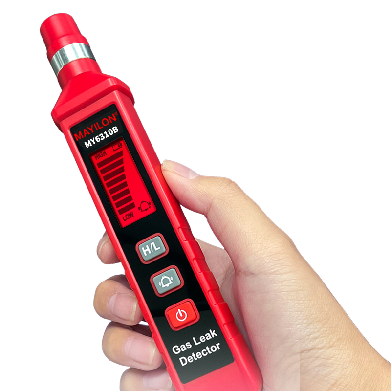 MYILON MY6310B Gas Leak Detector 0-1000PPM Sound Screen Alarm Combustible Flammable Natural Methane Mini Gas Detector