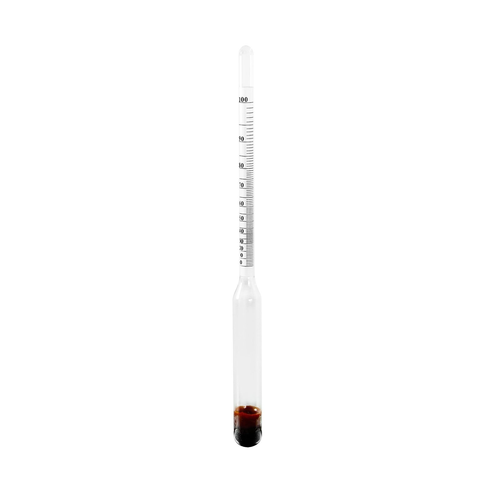 Alcoholmeter 0-100% Proof Alcohol Tester Hydrometer Glass Alcohol Measuring Alcohol hydrometer