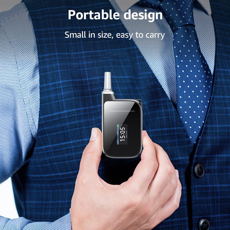 smallest alcohole breath tester alcohol tester buy breathalyzer keychain easy to carry for personal/gift/compan