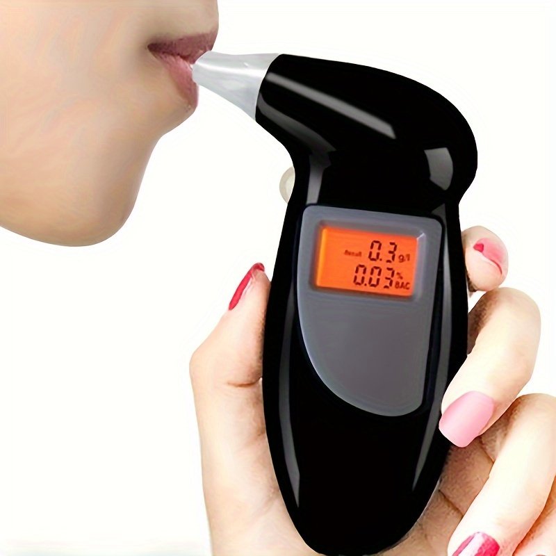 High accuracy Blowing Semi Sensor LCD alcohol tester Display fast Detection Alcohol Tester Breathalyzer Detector