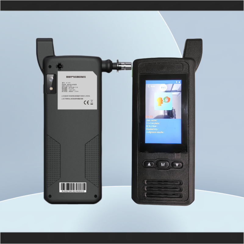 2024 Professional digital breathalyzer External Bluetooth printer Portable fuel cell sensor intelligent alcohol tester