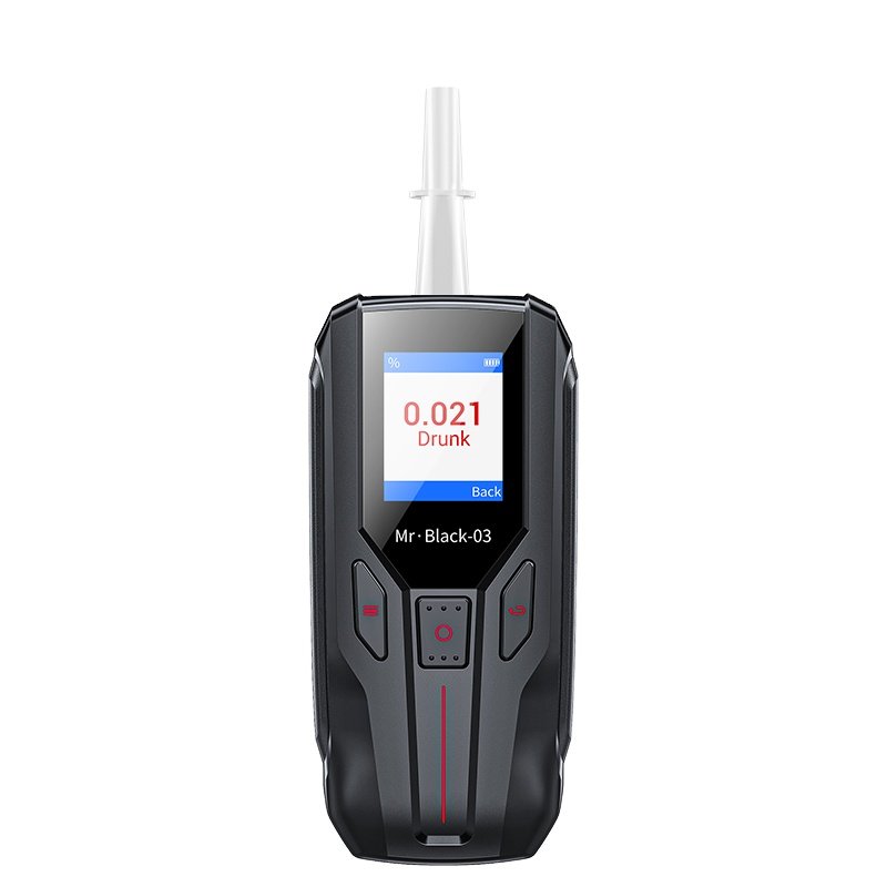 Convenient for personal/multiple use breathalyzer alcoholimeter keychain alcohol testers support OEM/ODM color/logo/package