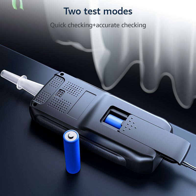Convenient for personal/multiple use breathalyzer alcoholimeter keychain alcohol testers support OEM/ODM color/logo/package