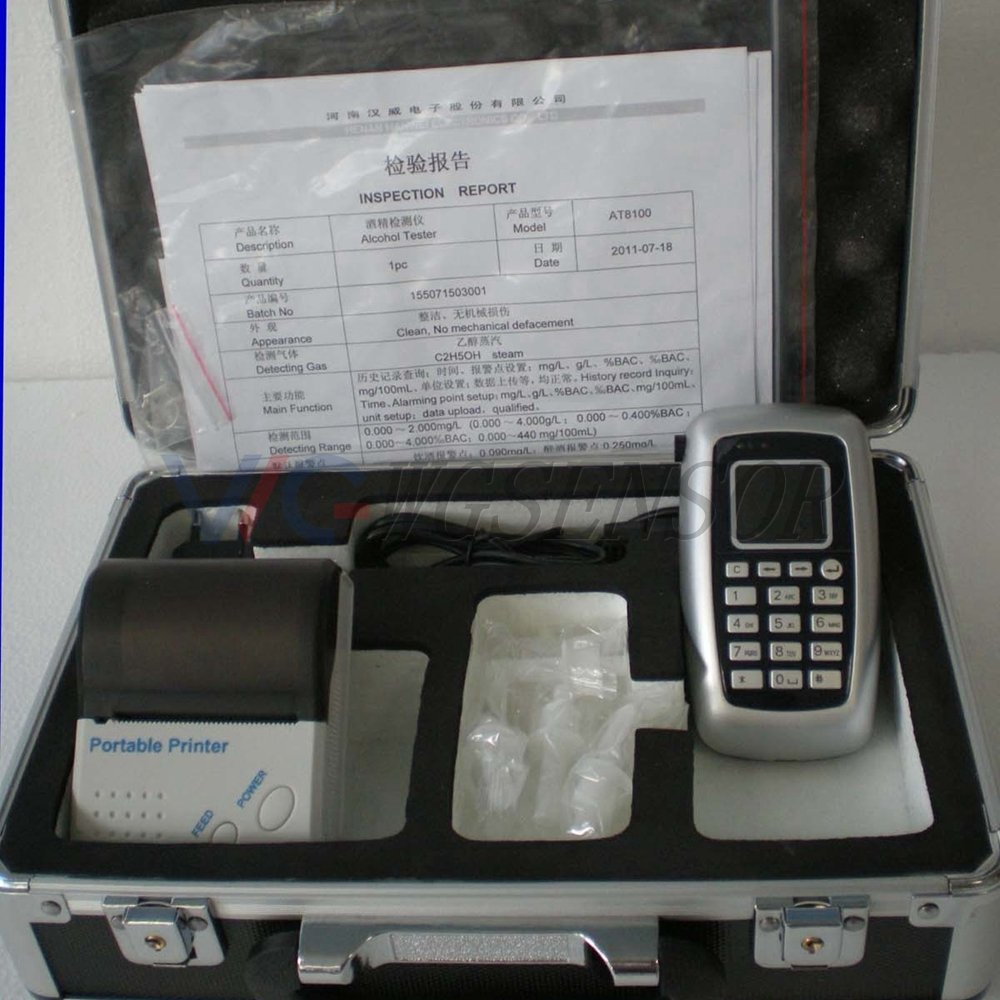 Portable LCD Digital Breath Alcohol Tester Handheld Digital Breath Alcohol Tester Digital fuel cell Handheld