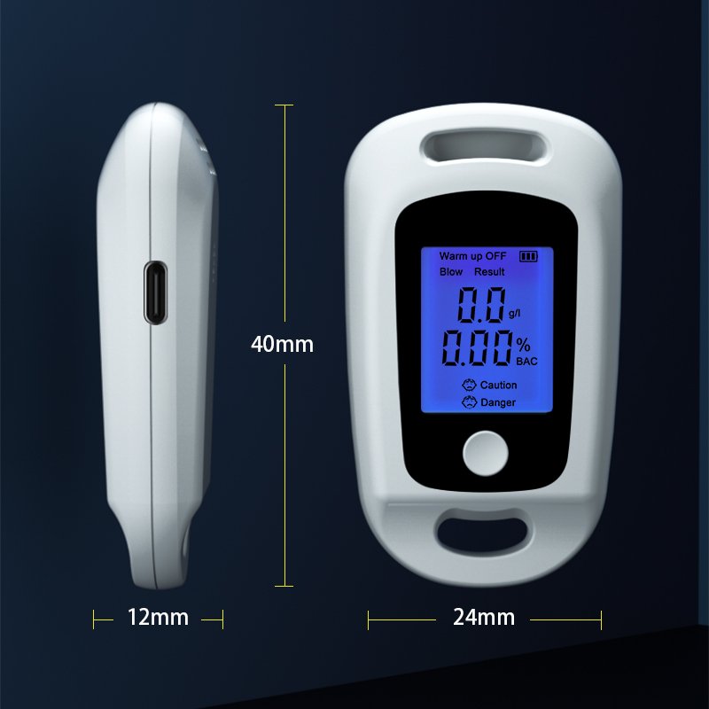 Self-driving safety Car blowing breathalyzer High-precision breathing vehicle drunk driving detector