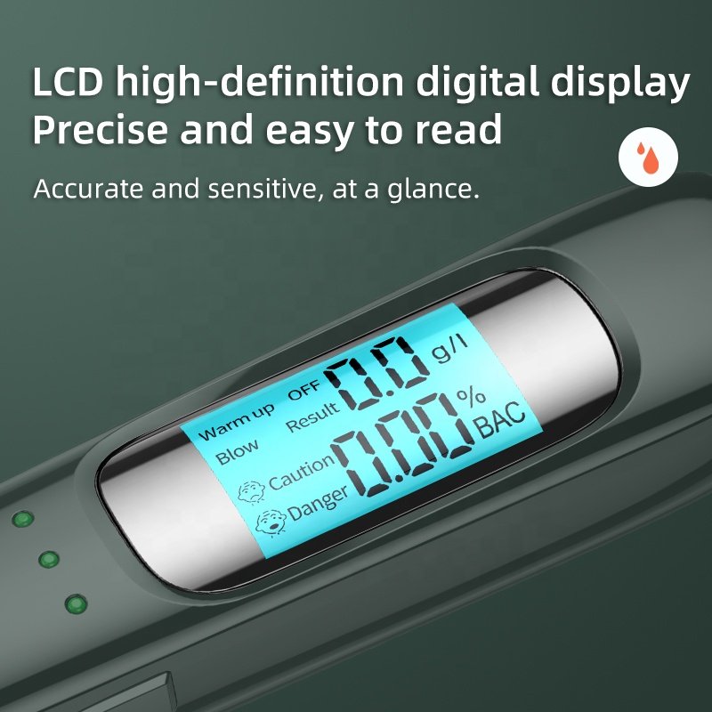 Breath Alcohol Checker USB Detector Breathalyser New Breathe Digital Alcohol Detector Alcohol Tester