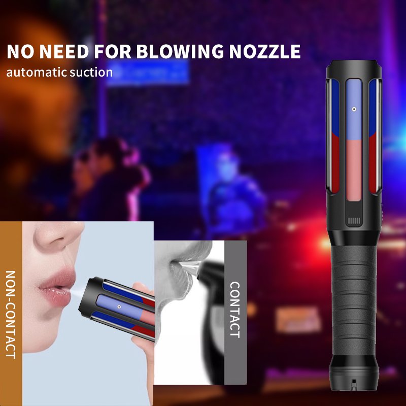 Quick Check High-density Pump Waterproof Alcoholimetro Breathing Alcohol Tester Quick Alco Digital Breathalyzer Alcohol D