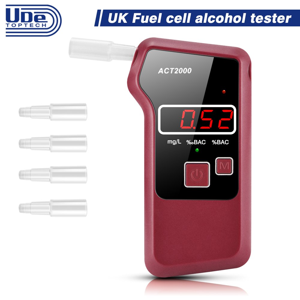 Portable alcohol tester OEM alcohol checker road safety breathalyzer