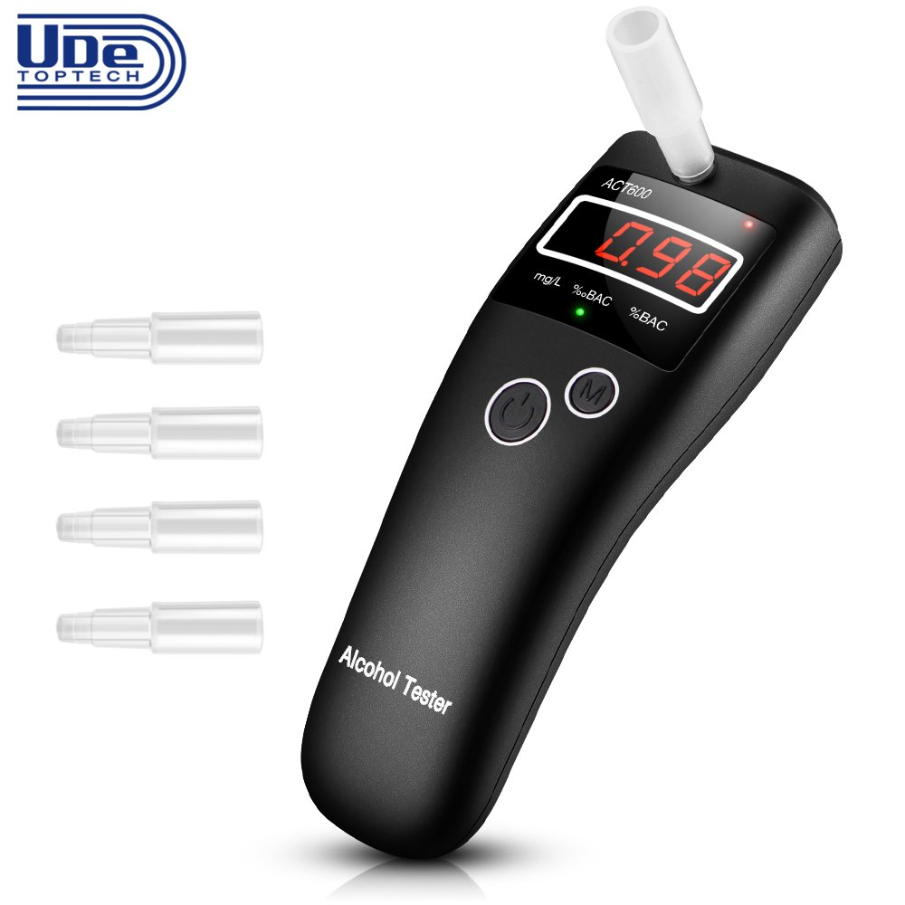 Portable breathing and measuring drunk alcohol tester breathalyzer breathalyser