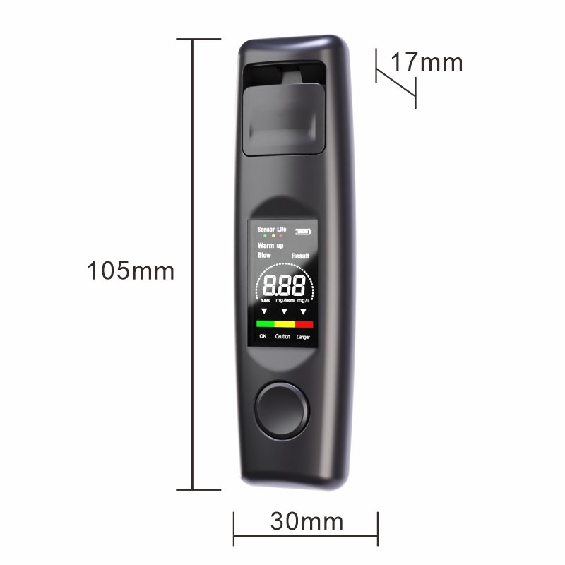NF-AT9 digital LCD alcohol tester breathalyzer alcohol meter with Japan / English language version