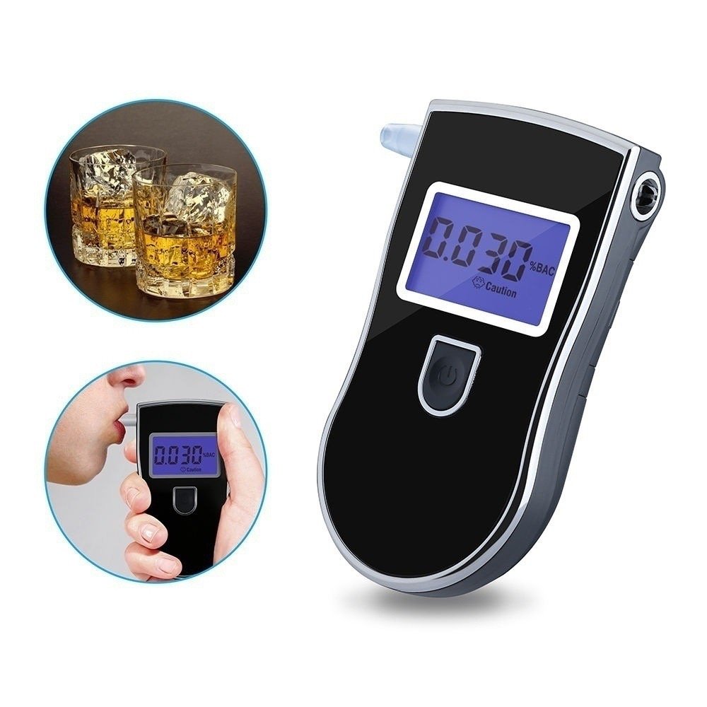 Digital Alcohol Detector High Capacity Portable Breath Alcohol Tester Alcohol tester Breathalyzer Professional