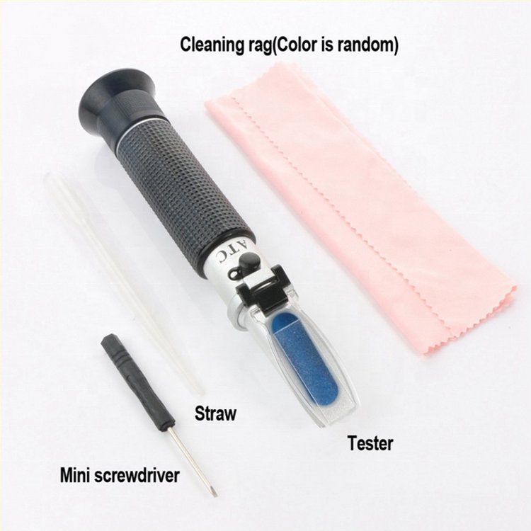 Alcohol Refractometer 0-80% V/V spirit tester wine meter Alcoholometer hand-held liquor Whisky Brandy Vodka ATC