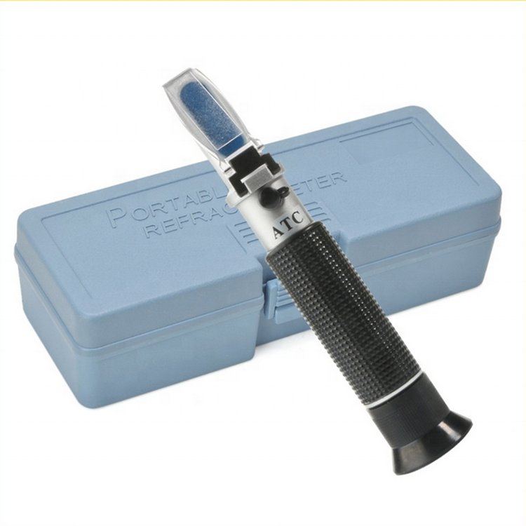 Alcohol Refractometer 0-80% V/V spirit tester wine meter Alcoholometer hand-held liquor Whisky Brandy Vodka ATC